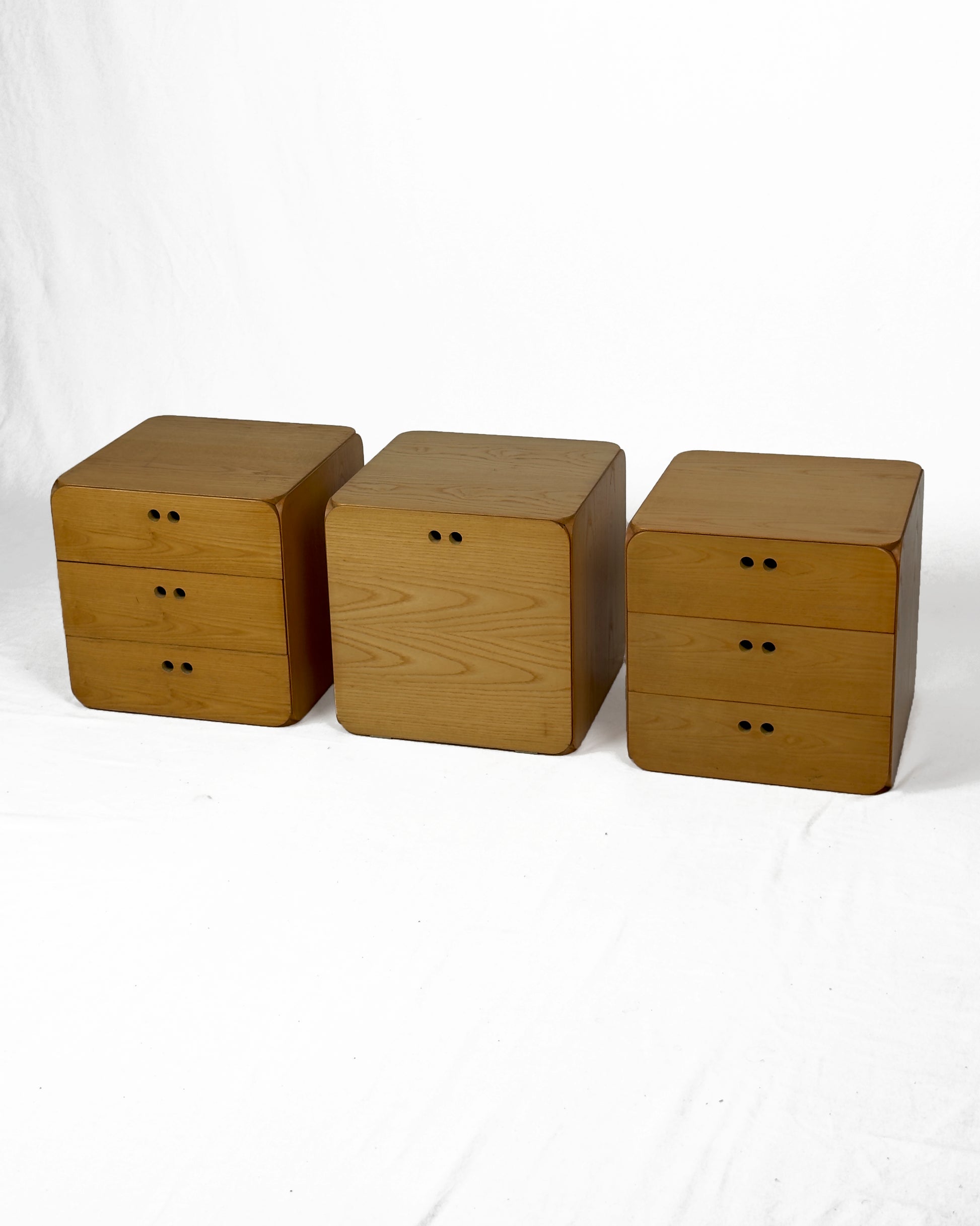 Derk Jan de Vries – “Samara” Modular Storage Units, Netherlands, 1980s - set of 3