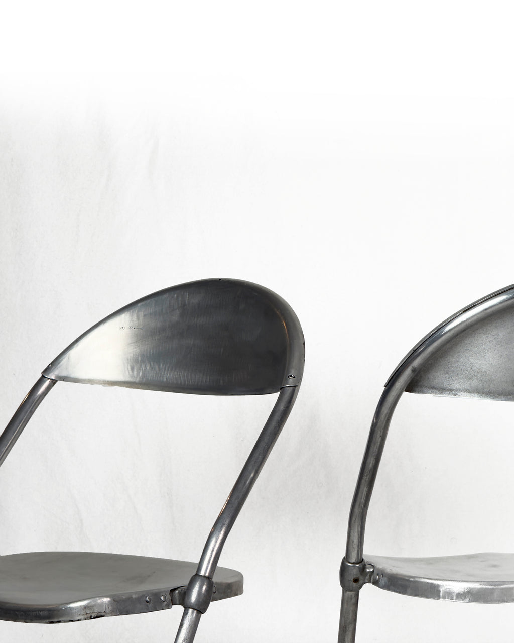 vintage aluminium cantilever Chairs, Set of 6 – Made in England, 1950s