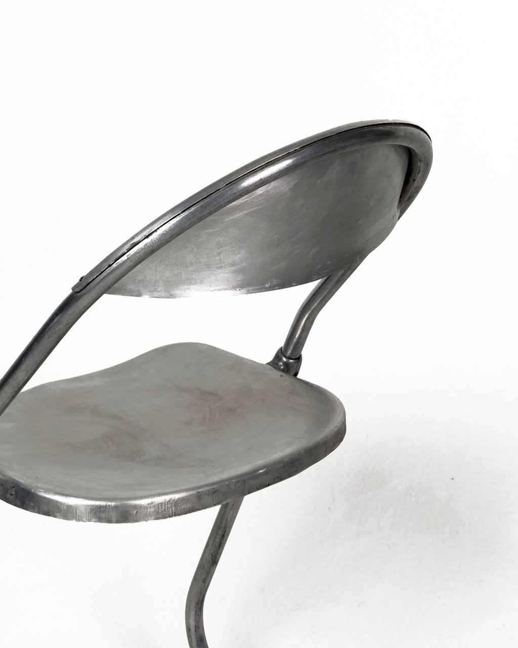 vintage aluminium cantilever Chairs, Set of 6 – Made in England, 1950s