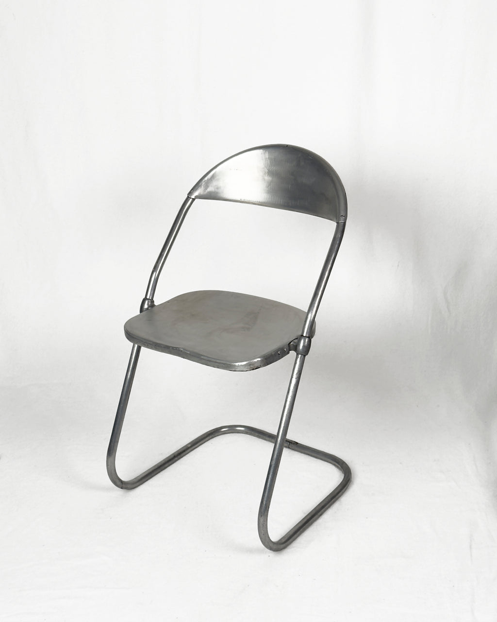 vintage aluminium cantilever Chairs, Set of 6 – Made in England, 1950s