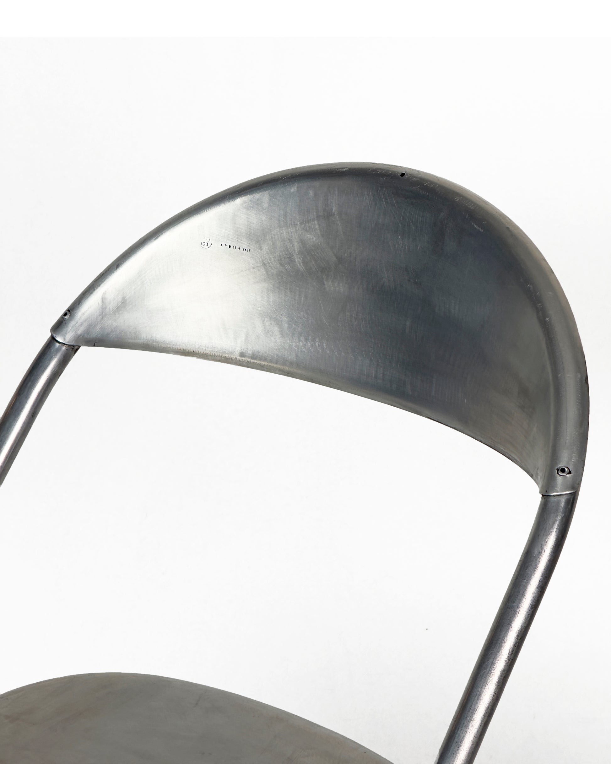 vintage aluminium cantilever Chairs, Set of 6 – Made in England, 1950s