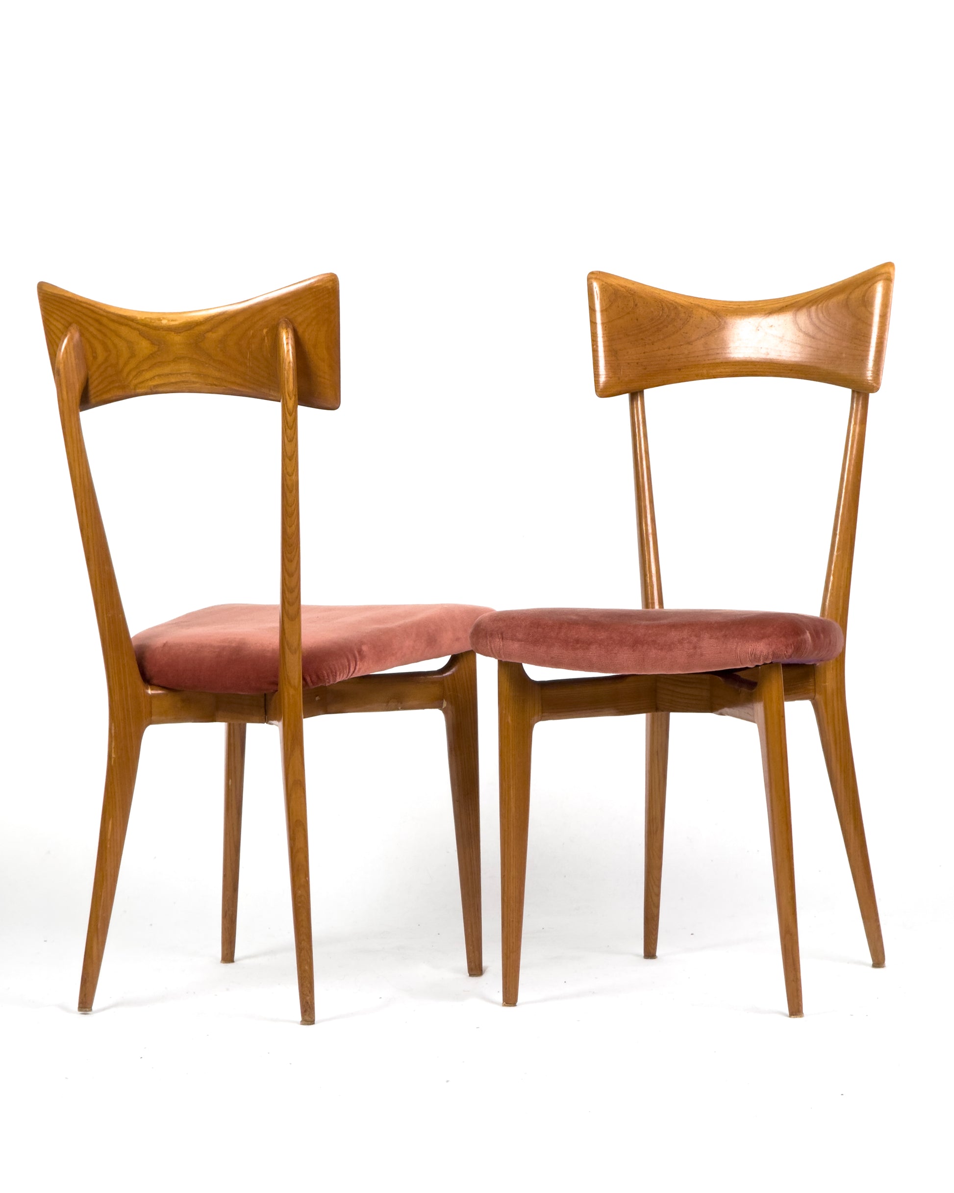 vintage Dining Chairs by Ico Parisi for Ariberto Colombo, Cantù - Set of 6