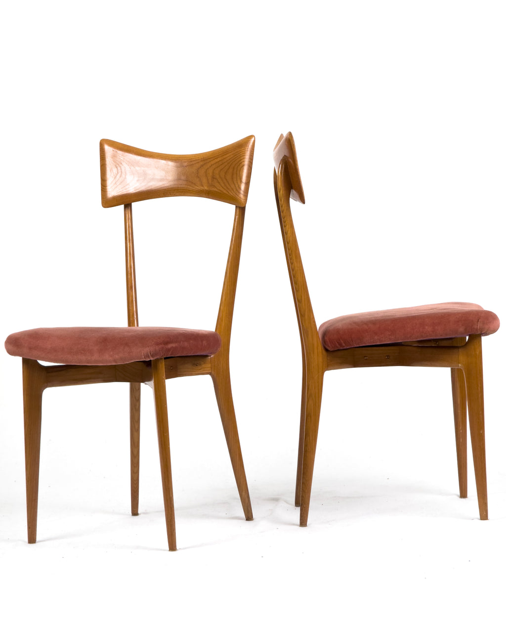 vintage Dining Chairs by Ico Parisi for Ariberto Colombo, Cantù - Set of 6