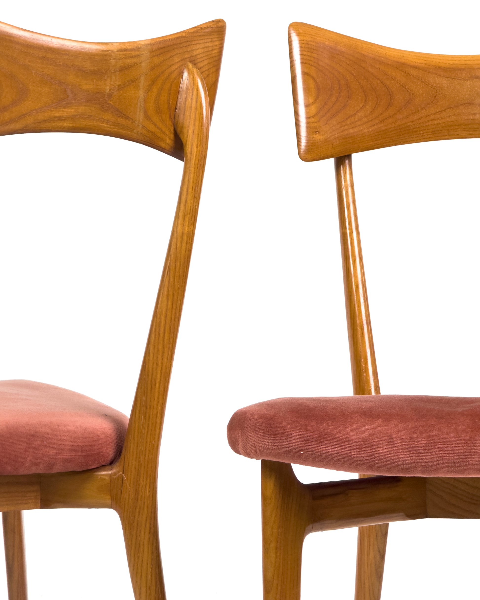 vintage Dining Chairs by Ico Parisi for Ariberto Colombo, Cantù - Set of 6