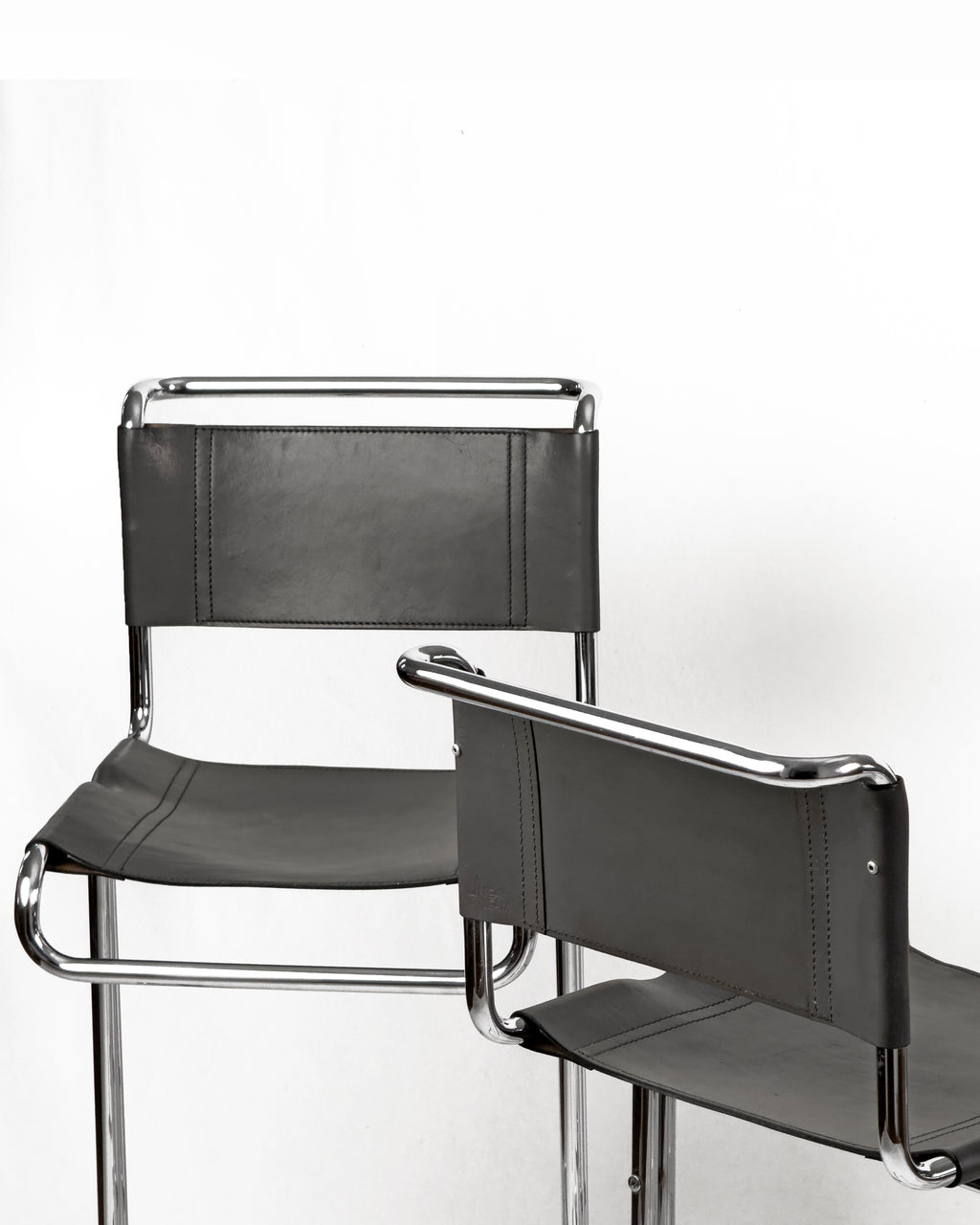 Chrome and Leather Stendig Bar Stools - Set of 5, Italy 1970s