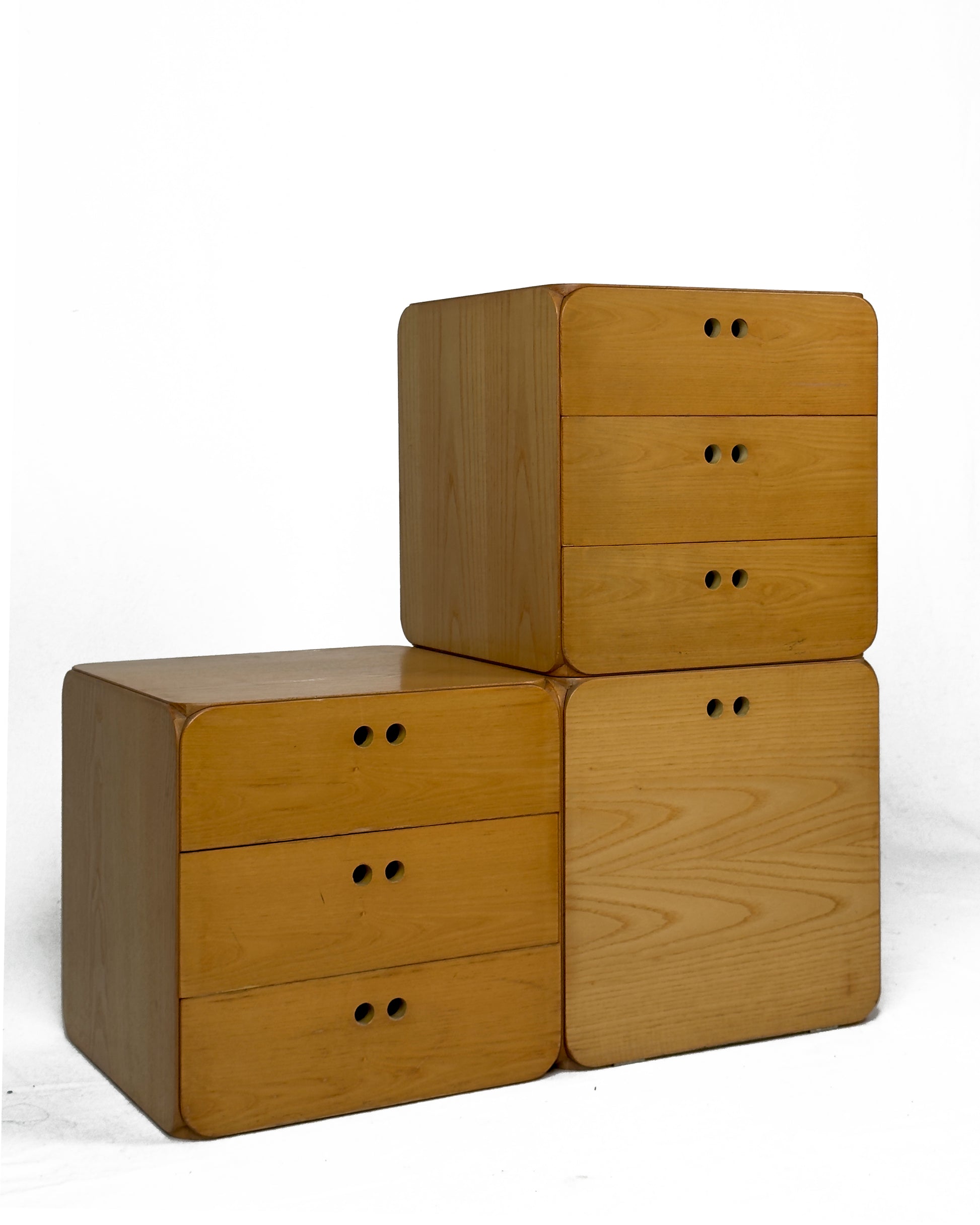 Derk Jan de Vries – “Samara” Modular Storage Units, Netherlands, 1980s - set of 3