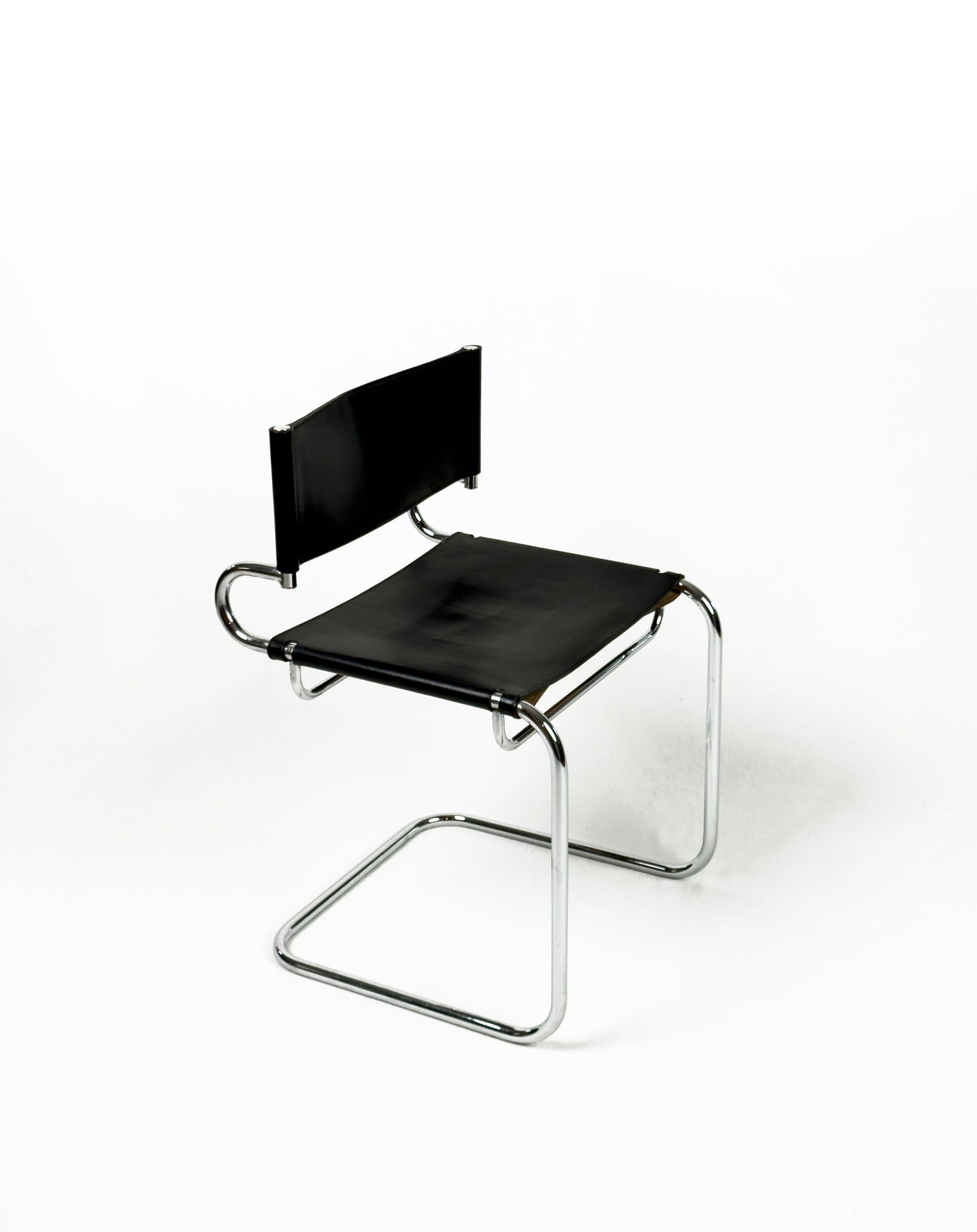 “Terrj” Leather Chair by Luigi Saccardo for Arrmet – Italy, 1970s