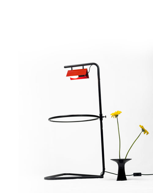 Italian Side Table with integrated Ambient Light – 1980s