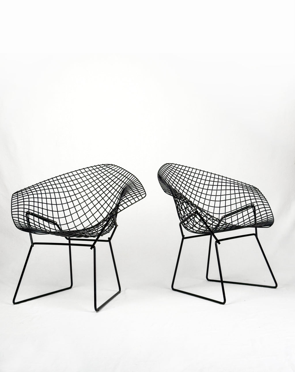 Set of 2 Diamond Chairs by Bertoia for Knoll