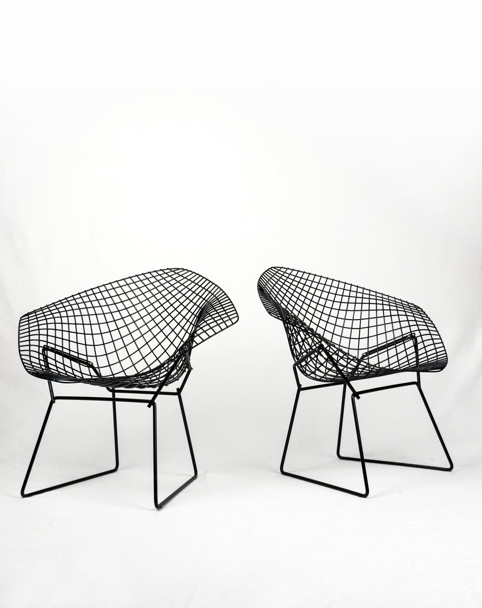 Set of 2 Diamond Chairs by Bertoia for Knoll