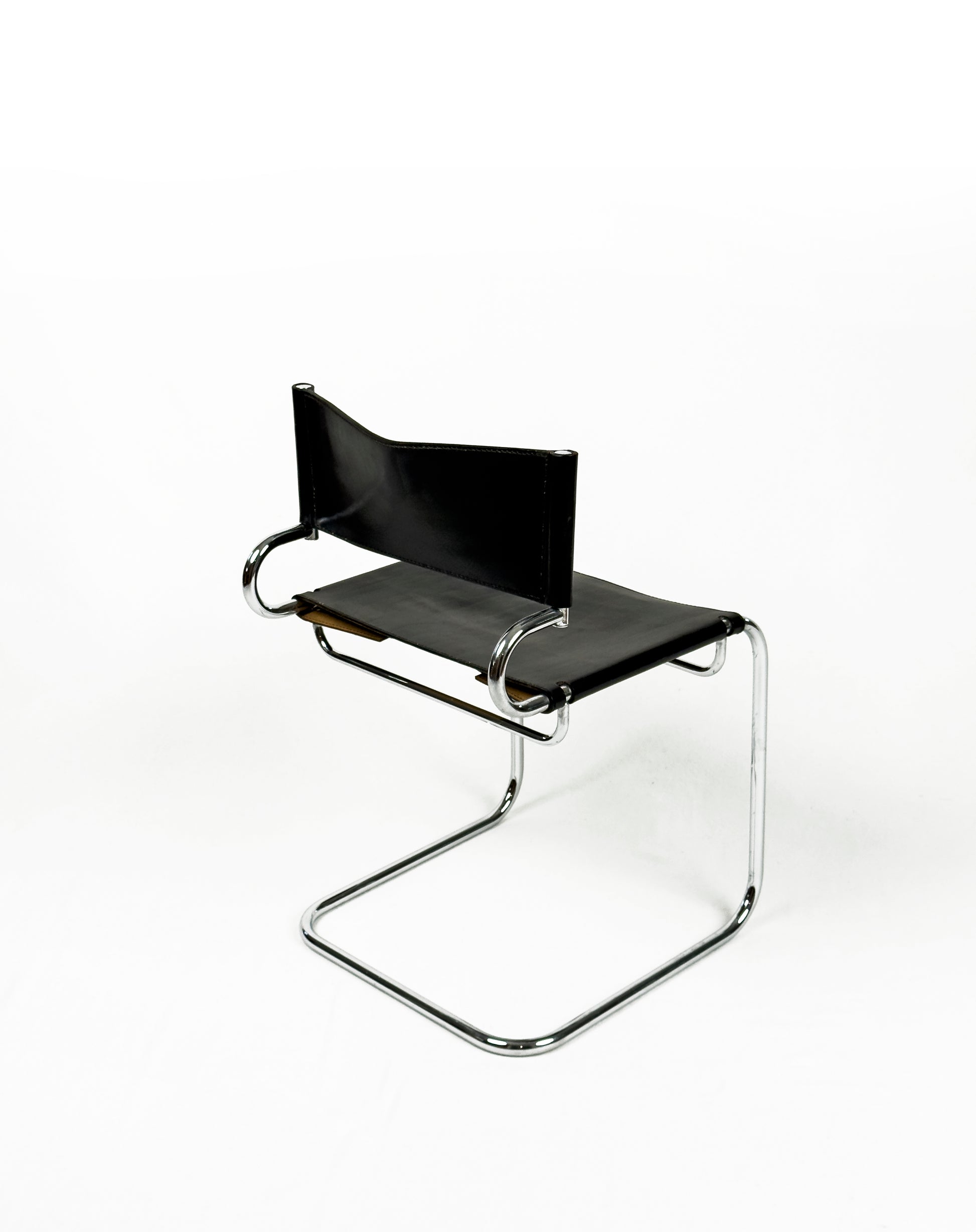 “Terrj” Leather Chair by Luigi Saccardo for Arrmet – Italy, 1970s