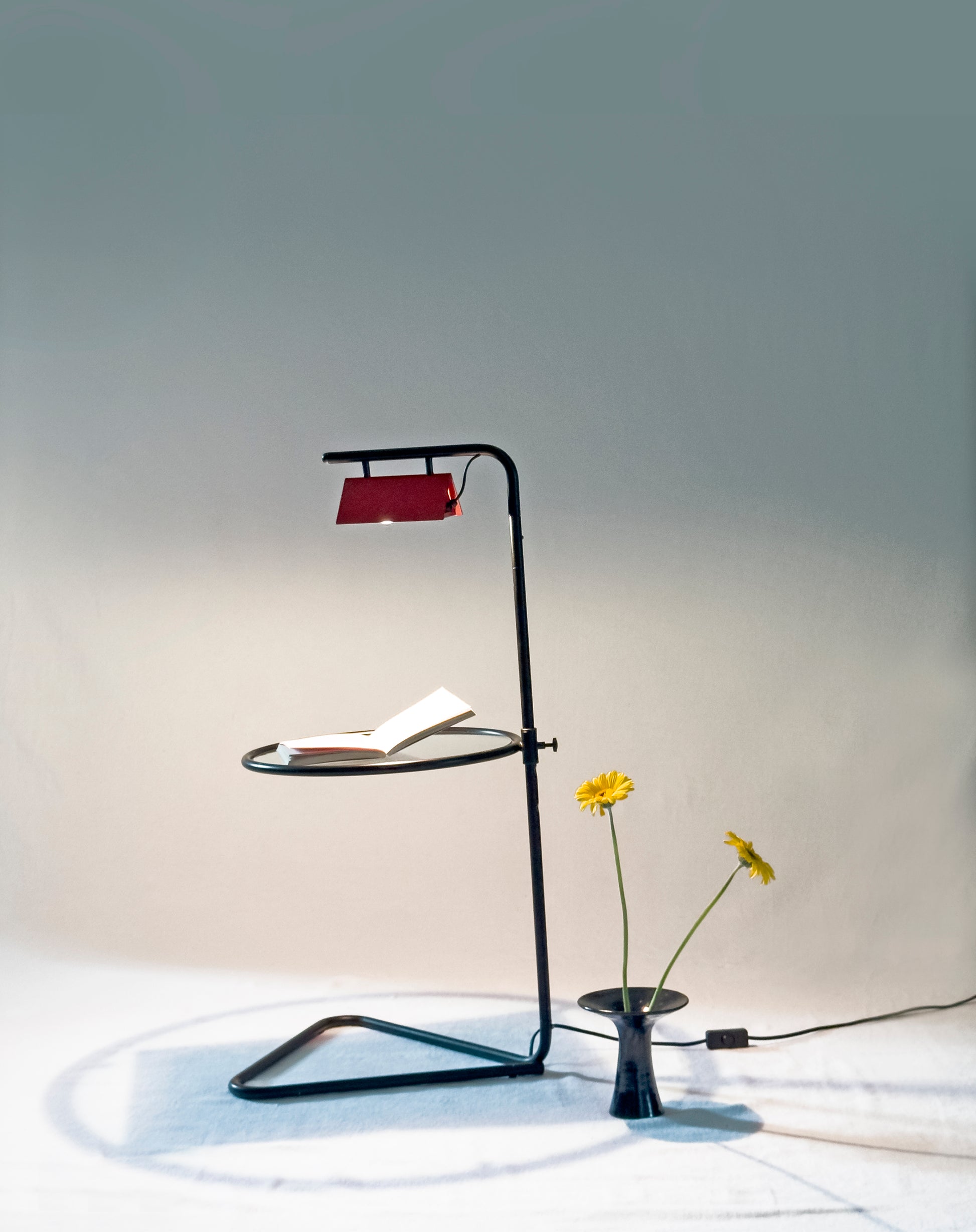 Italian Side Table with integrated Ambient Light – 1980s