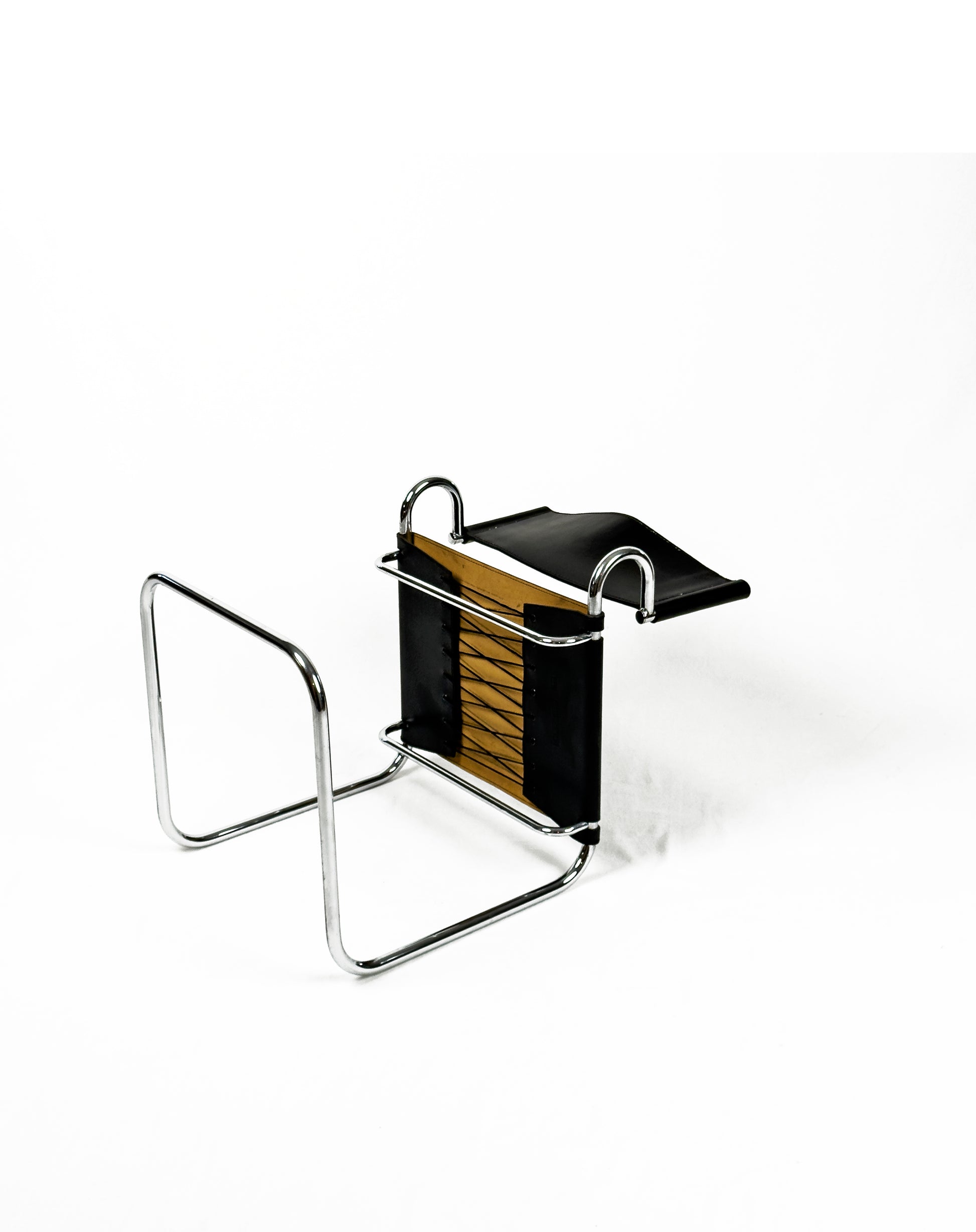 “Terrj” Leather Chair by Luigi Saccardo for Arrmet – Italy, 1970s