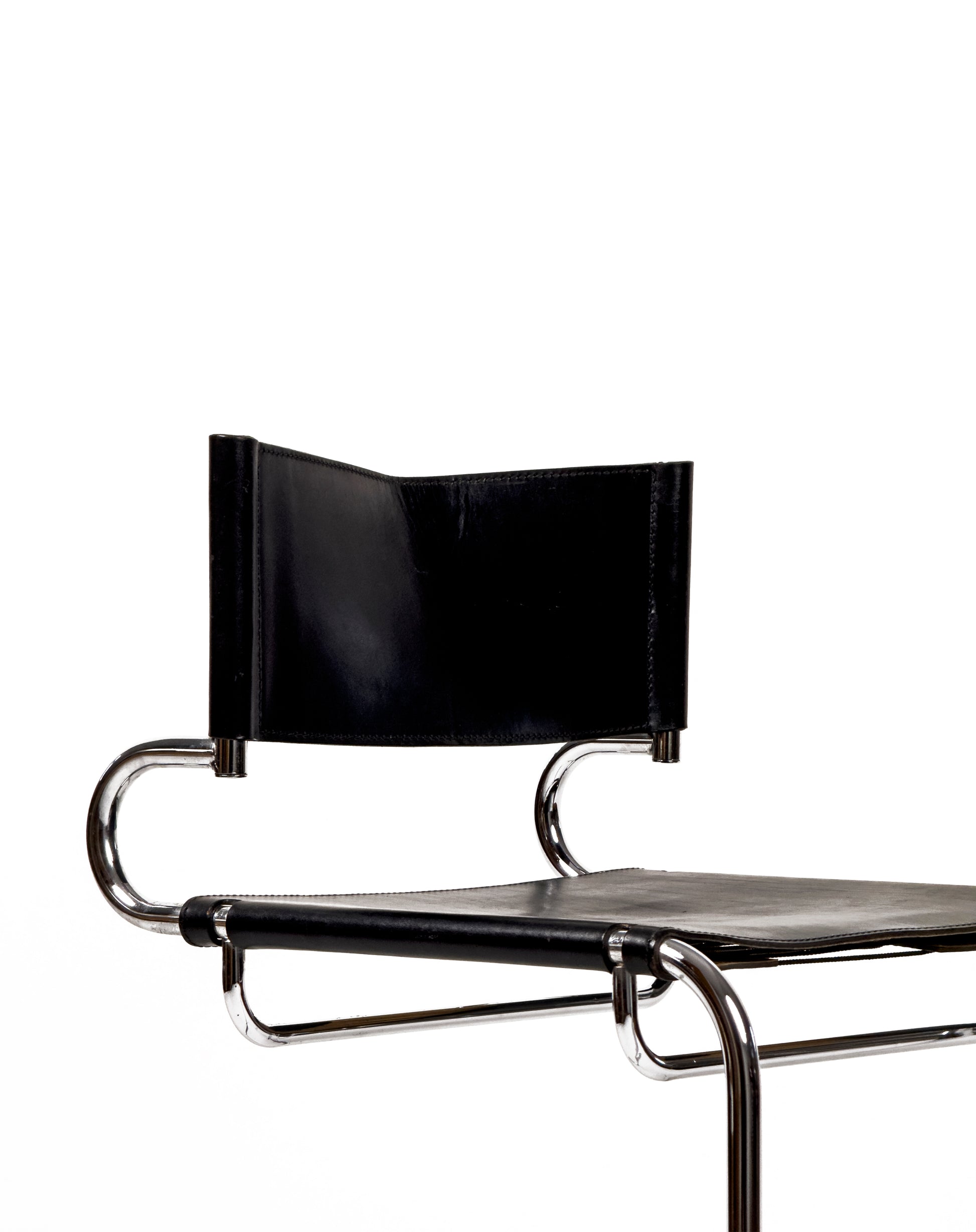 “Terrj” Leather Chair by Luigi Saccardo for Arrmet – Italy, 1970s