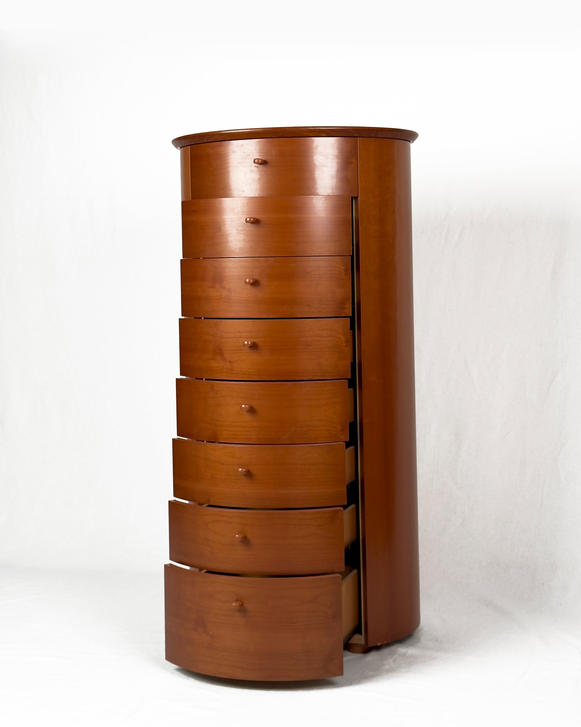Italian cherrywood Chest of Drawers - 1970s, mid-century Modern