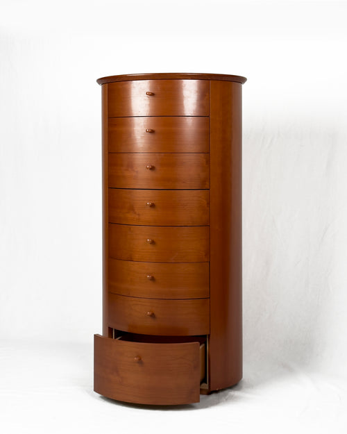 Italian cherrywood Chest of Drawers - 1970s, mid-century Modern