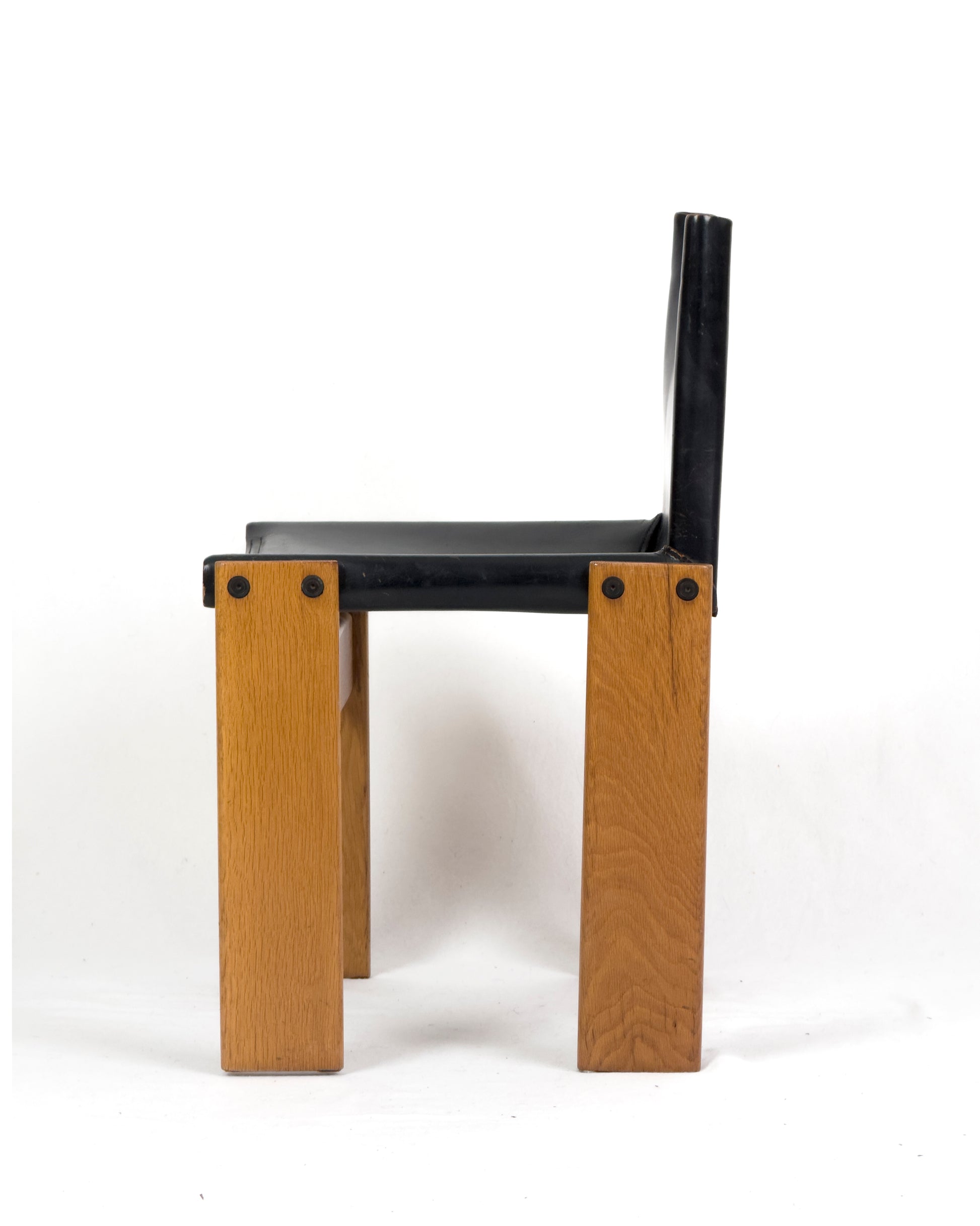 Monk Dining Chairs by Afra & Tobia Scarpa for Molteni, 1970s - Set of 4