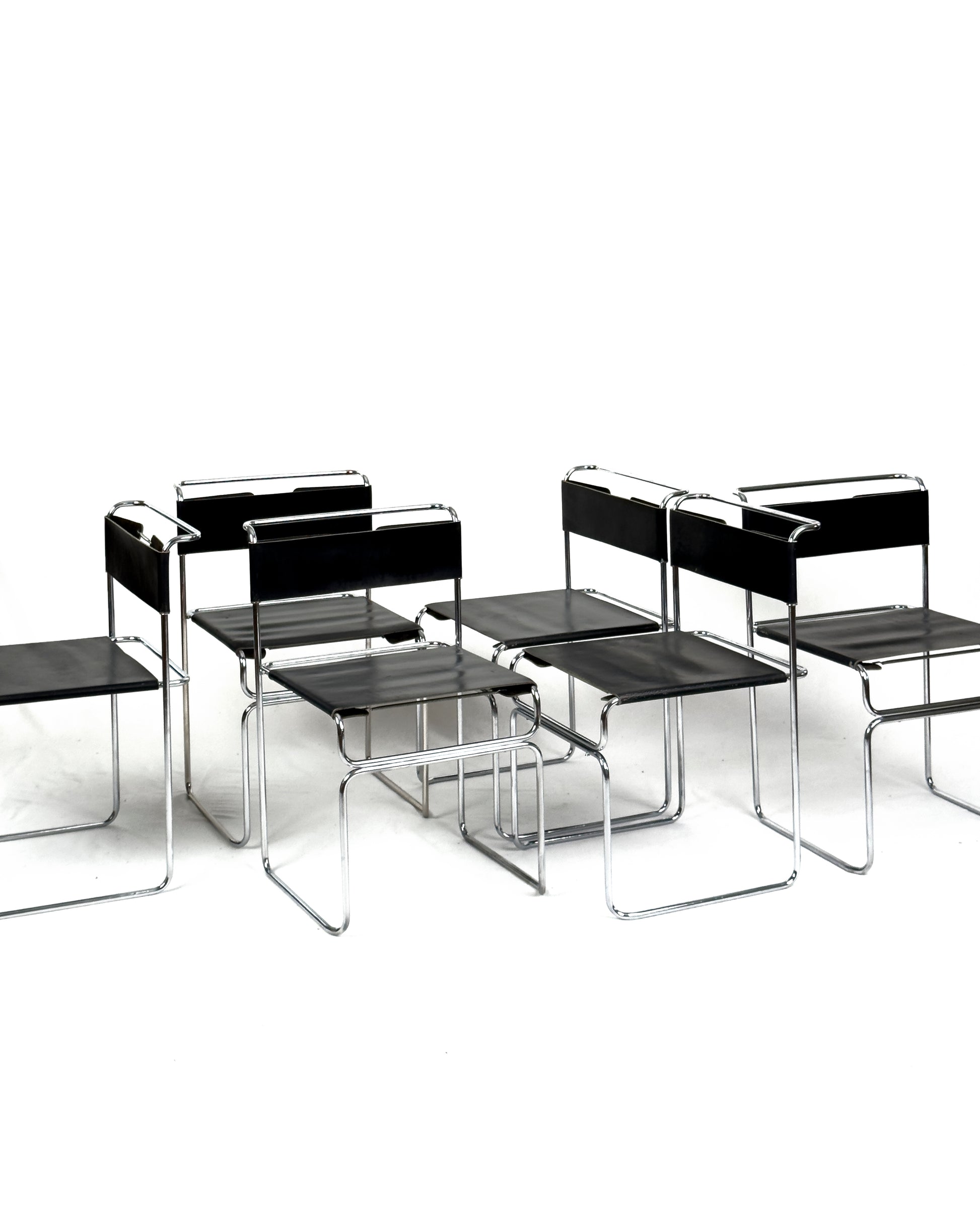 vintage Libellula Chairs by Giovanni Carini for Planula -  Set of 6