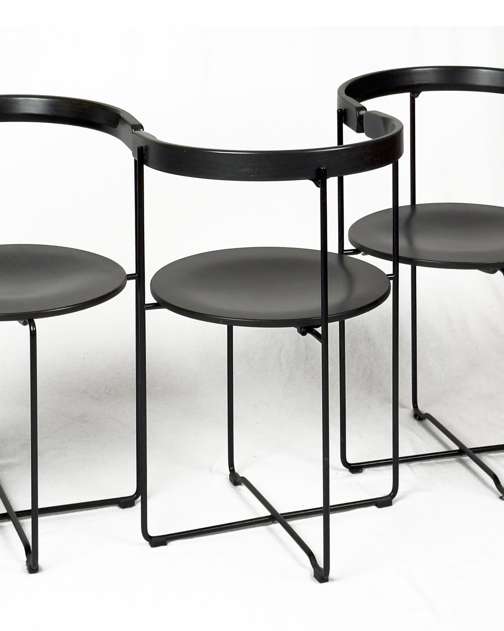 Set of 4 “Soley” Chairs by Kusch & Co, Germany — Foldable, Modernist Design