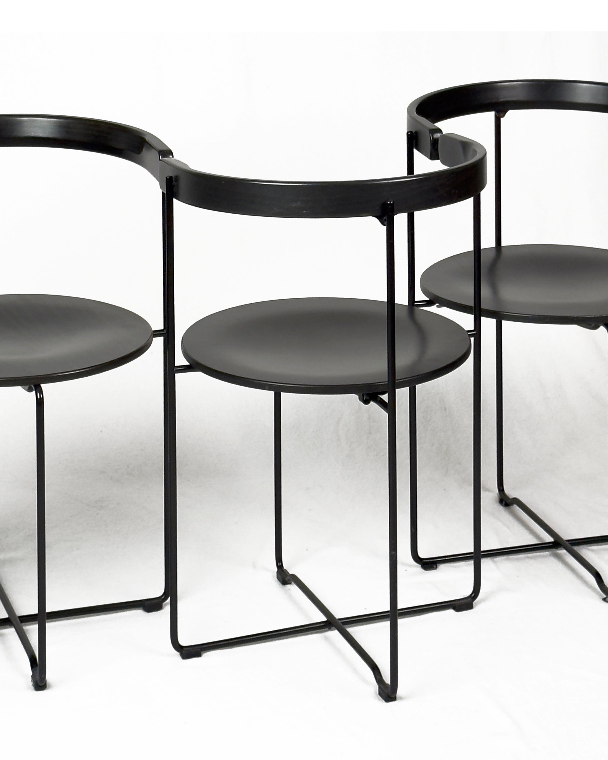 Set of 4 “Soley” Chairs by Kusch & Co, Germany — Foldable, Modernist Design