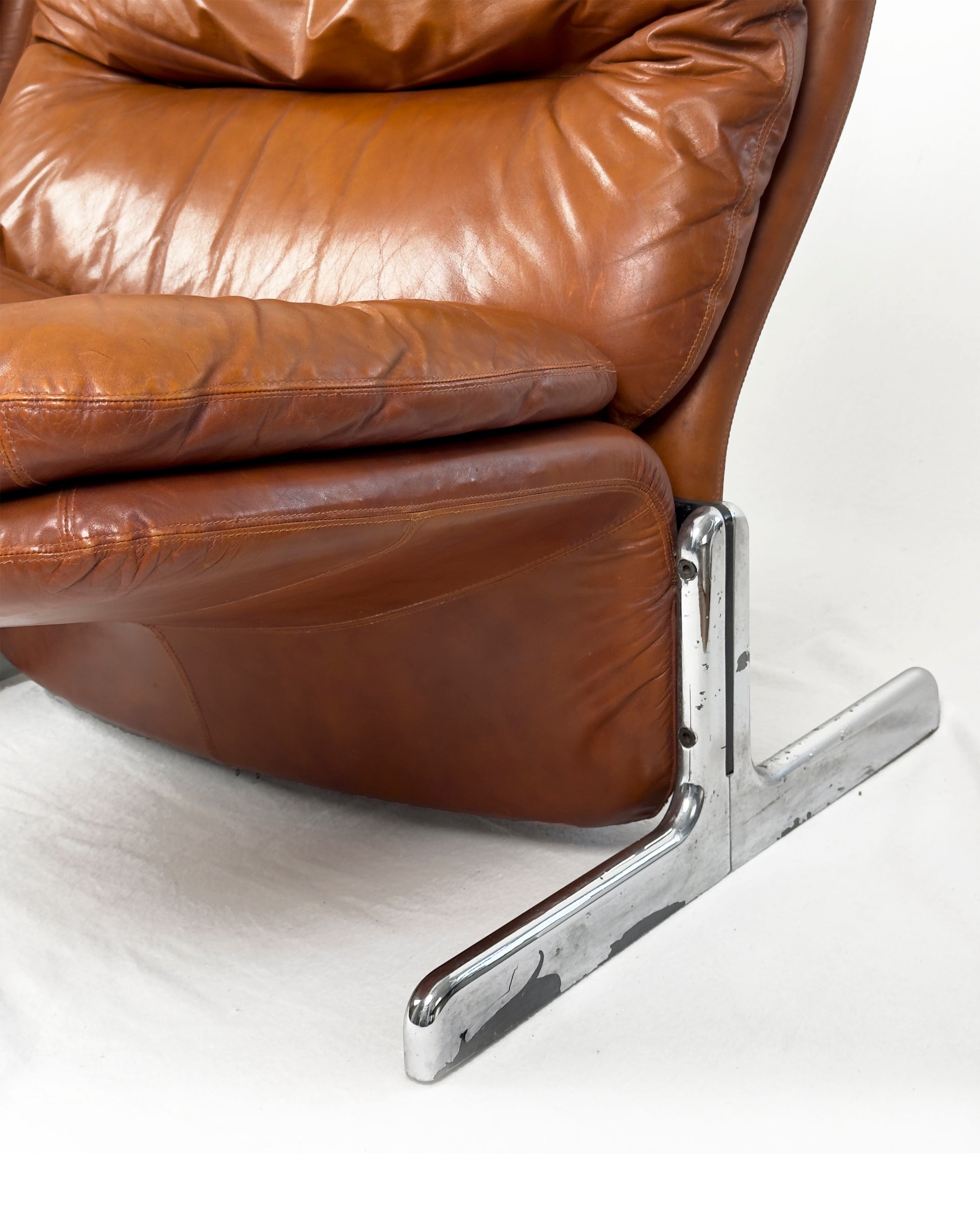 Pair of “Sandwich” Lounge Chairs by Ammannati & Vitelli for Brunati, Italy, 1970s