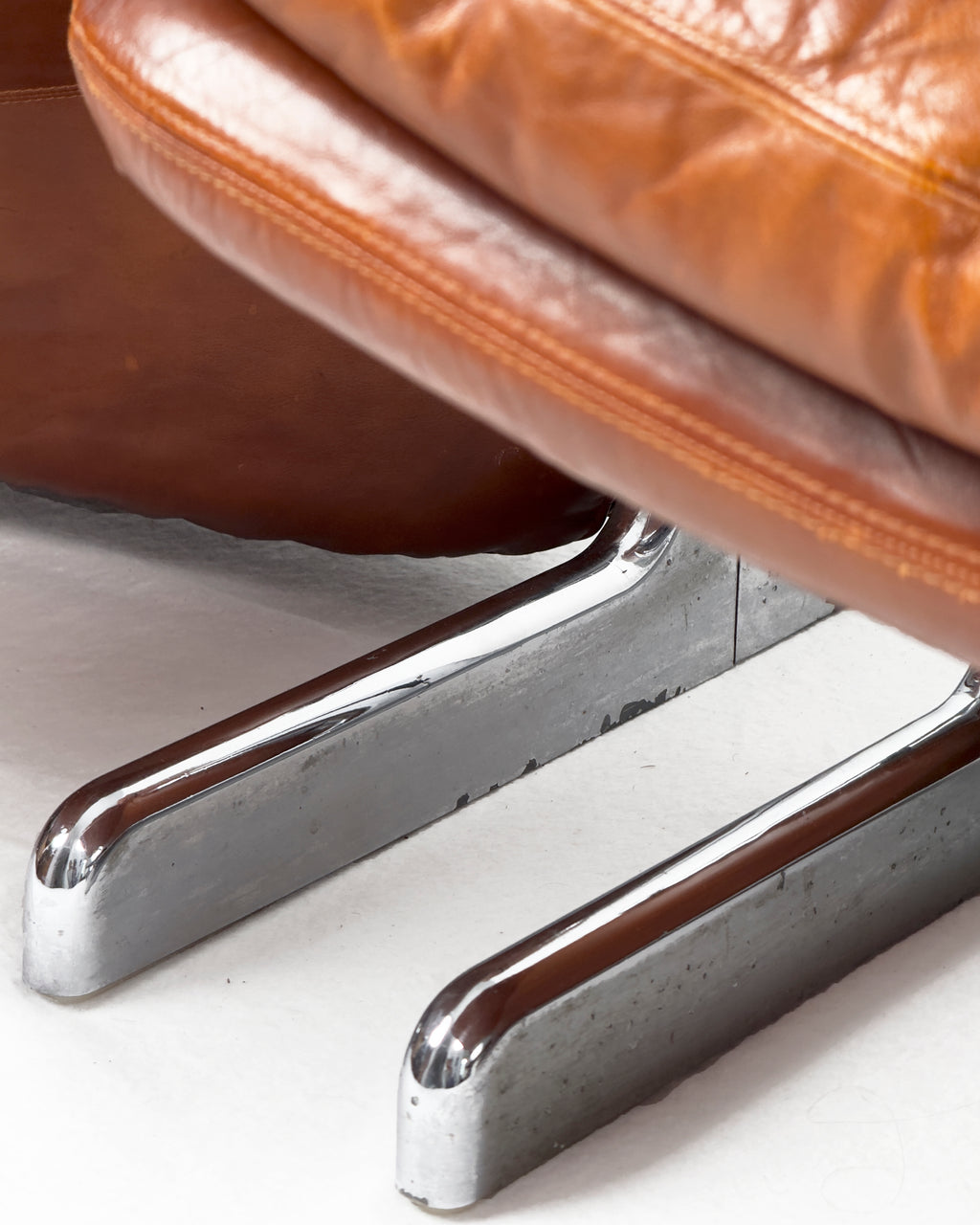 Pair of “Sandwich” Lounge Chairs by Ammannati & Vitelli for Brunati, Italy, 1970s