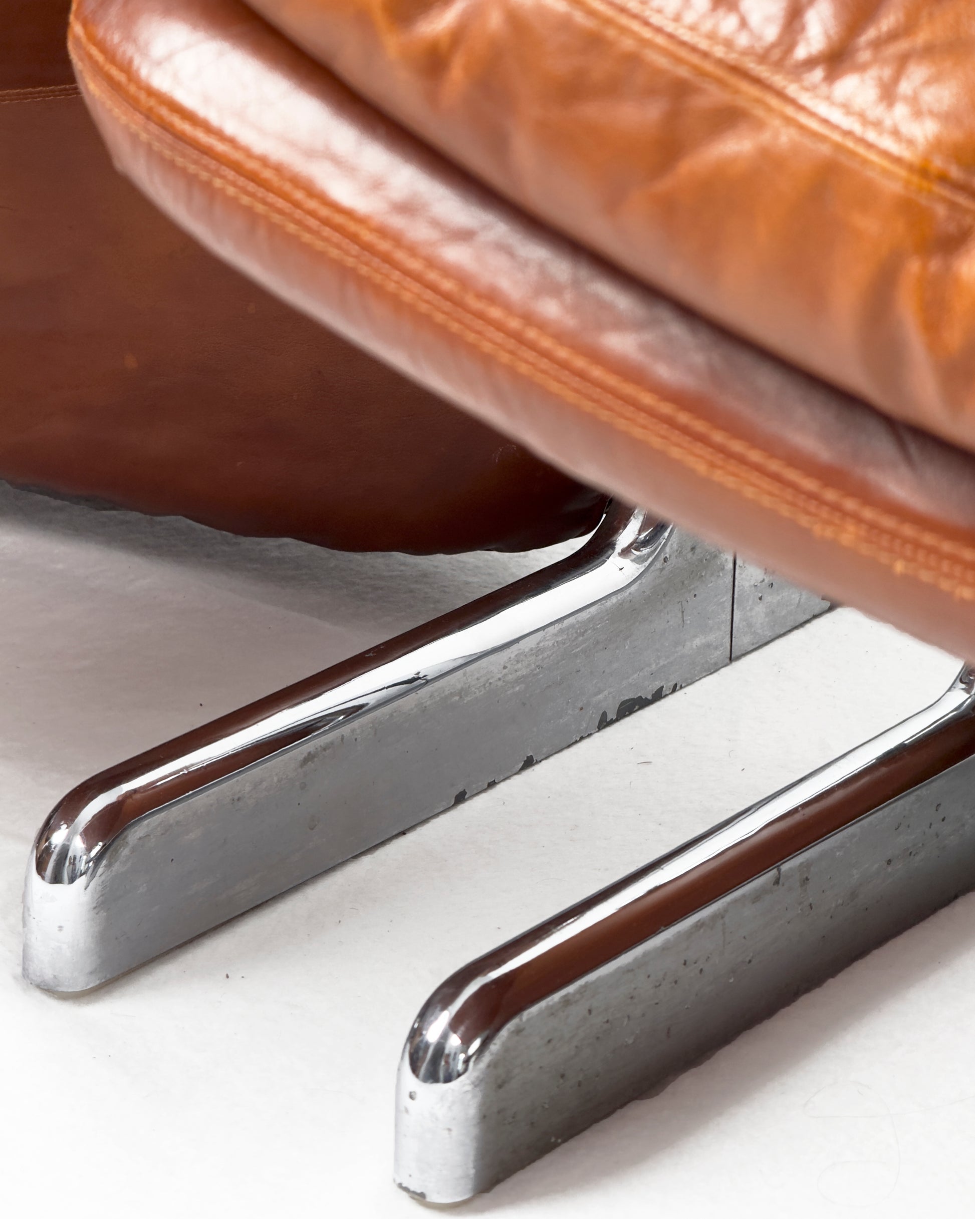 Pair of “Sandwich” Lounge Chairs by Ammannati & Vitelli for Brunati, Italy, 1970s