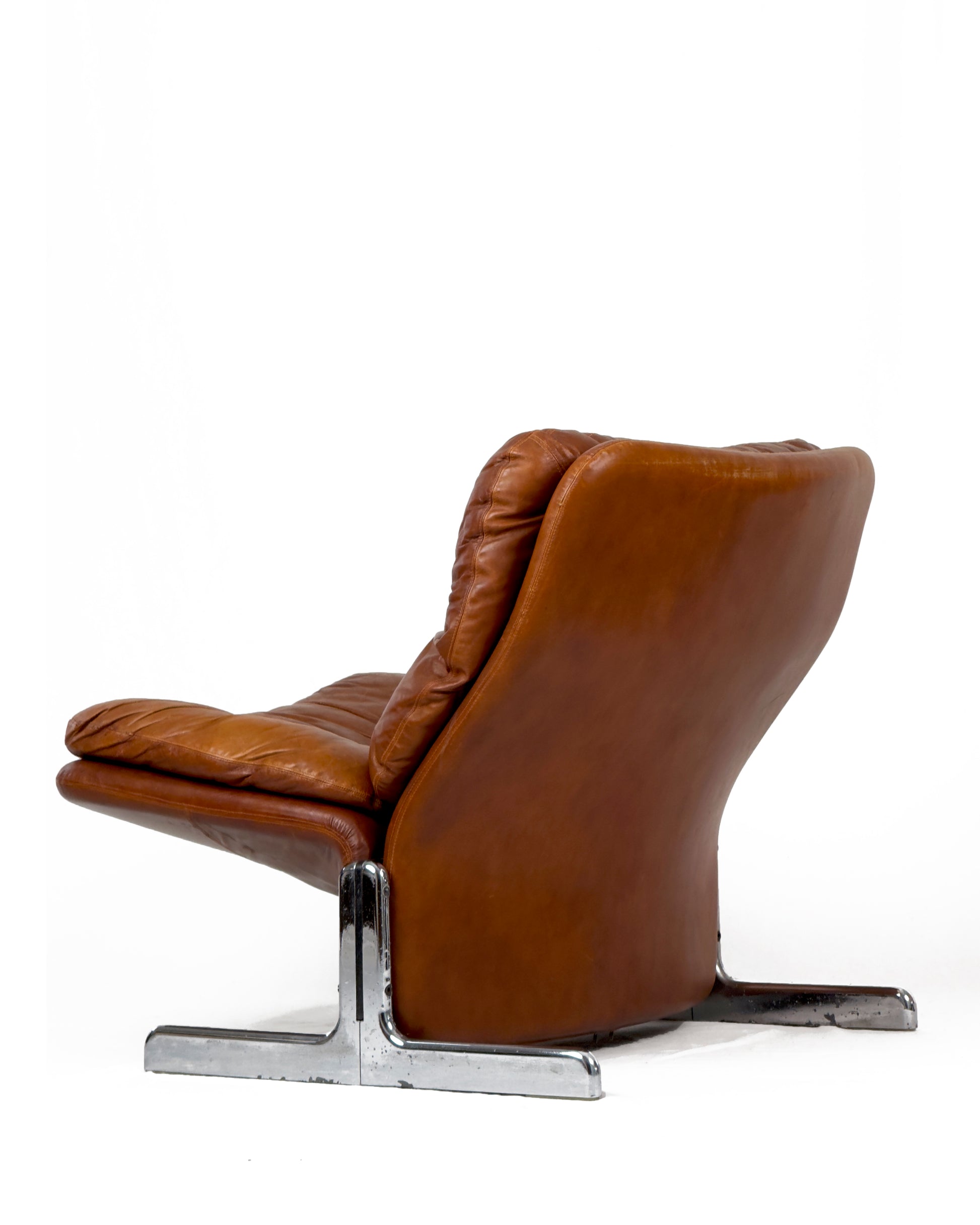 Pair of “Sandwich” Lounge Chairs by Ammannati & Vitelli for Brunati, Italy, 1970s