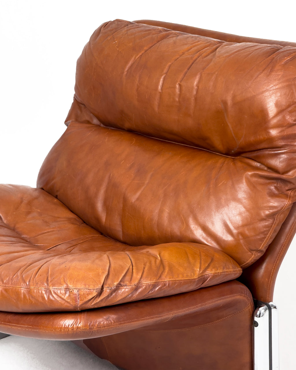 Pair of “Sandwich” Lounge Chairs by Ammannati & Vitelli for Brunati, Italy, 1970s