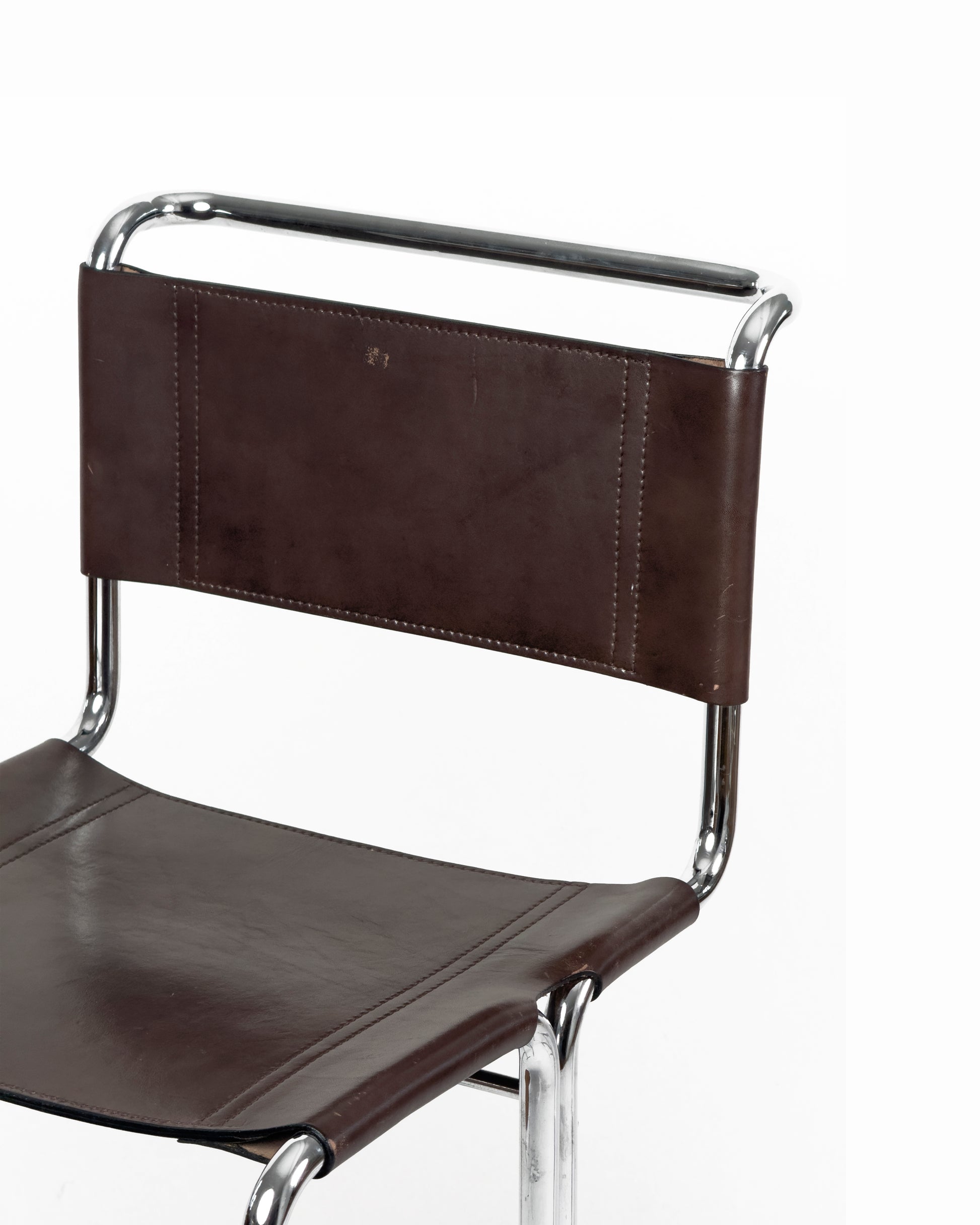 Pair of chrome and Leather Stendig Bar Stools, Italy 1970s – Bauhaus