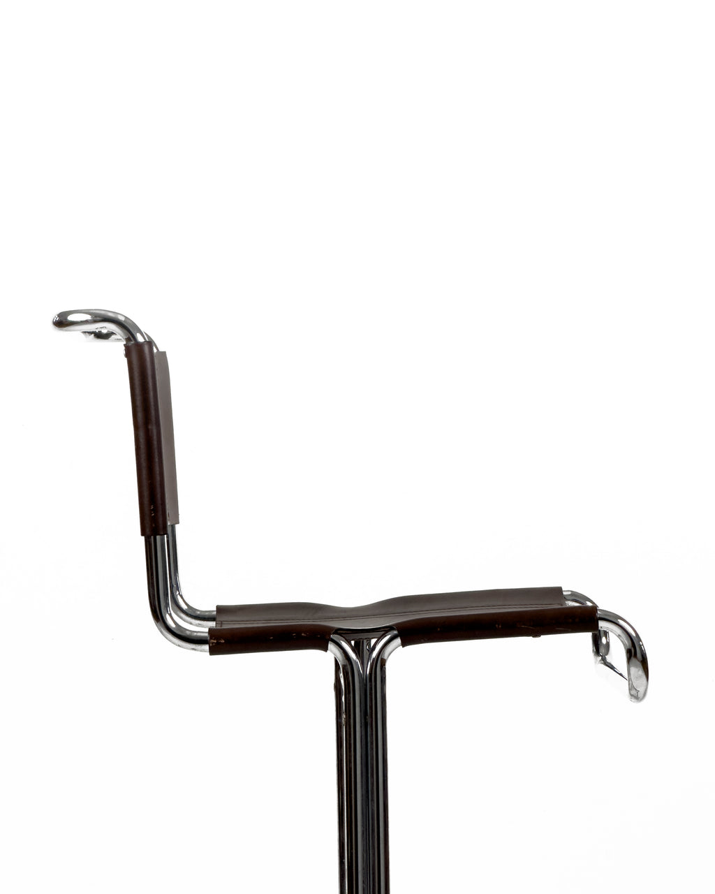 Pair of chrome and Leather Stendig Bar Stools, Italy 1970s – Bauhaus