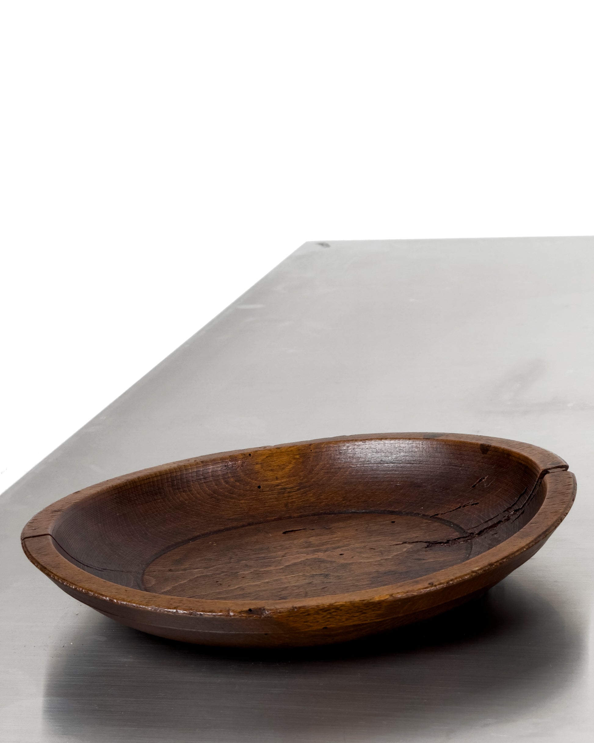 Vintage Hand-Carved Wooden Bowl