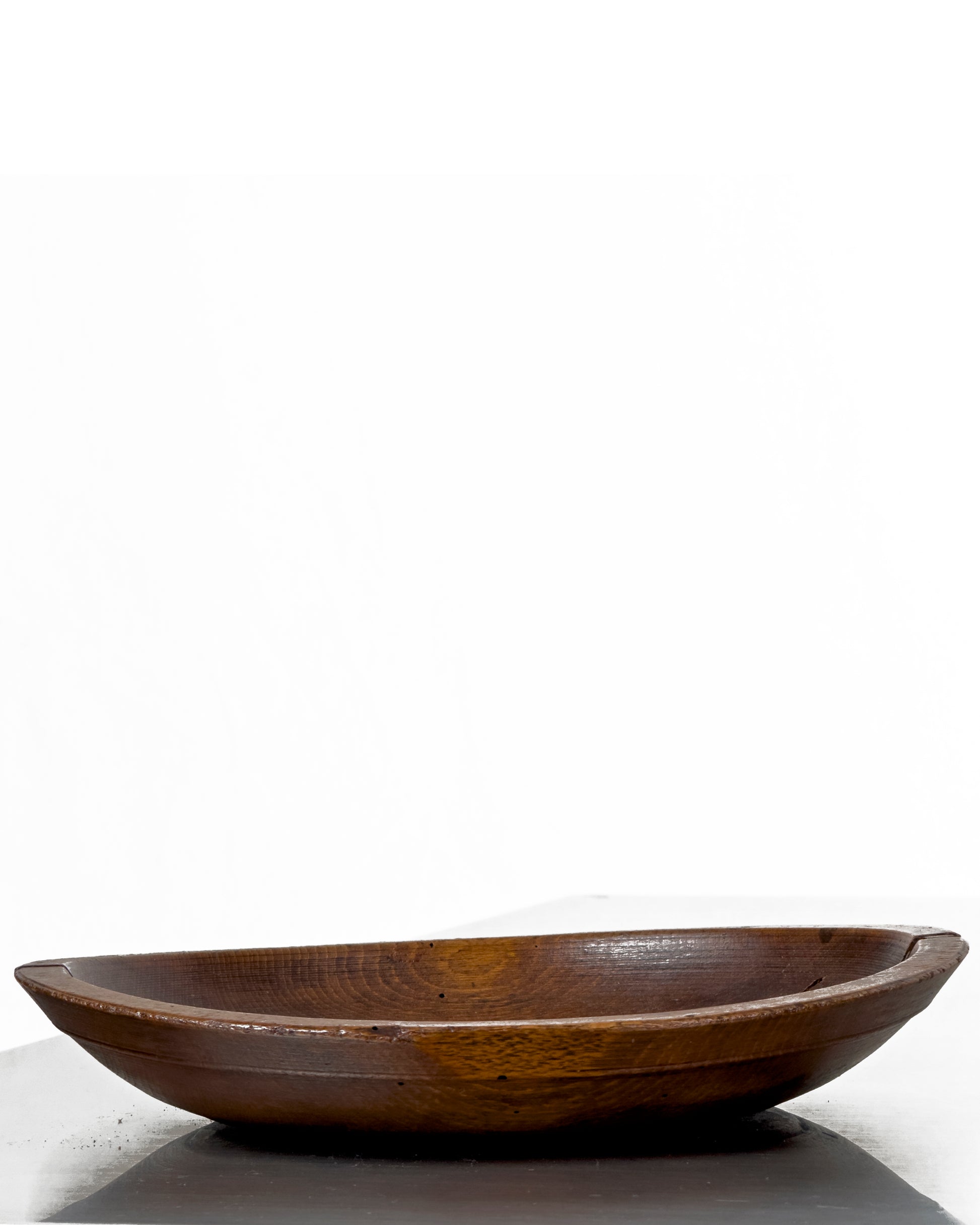 Vintage Hand-Carved Wooden Bowl