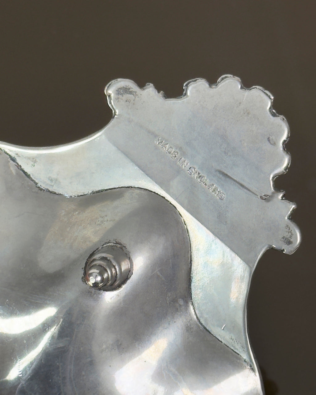 Vintage Silver Shell Bowl