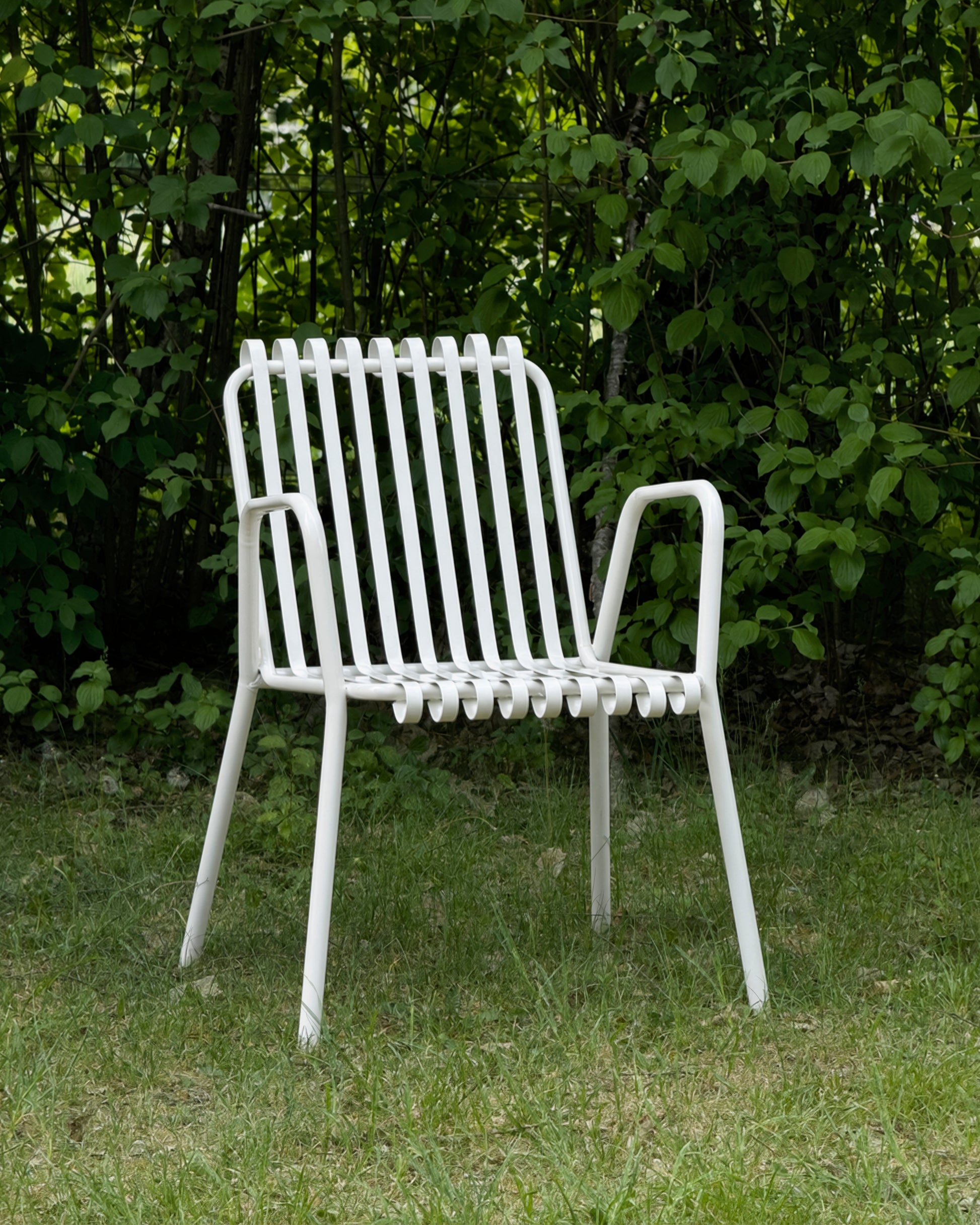 Vintage Italian 1950s Metal Garden Chairs - Set of 4