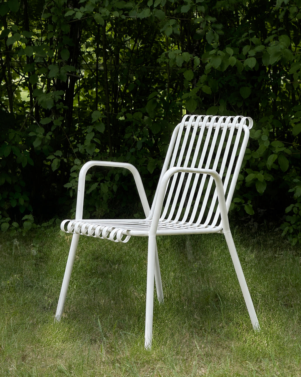 Vintage Italian 1950s Metal Garden Chairs - Set of 4